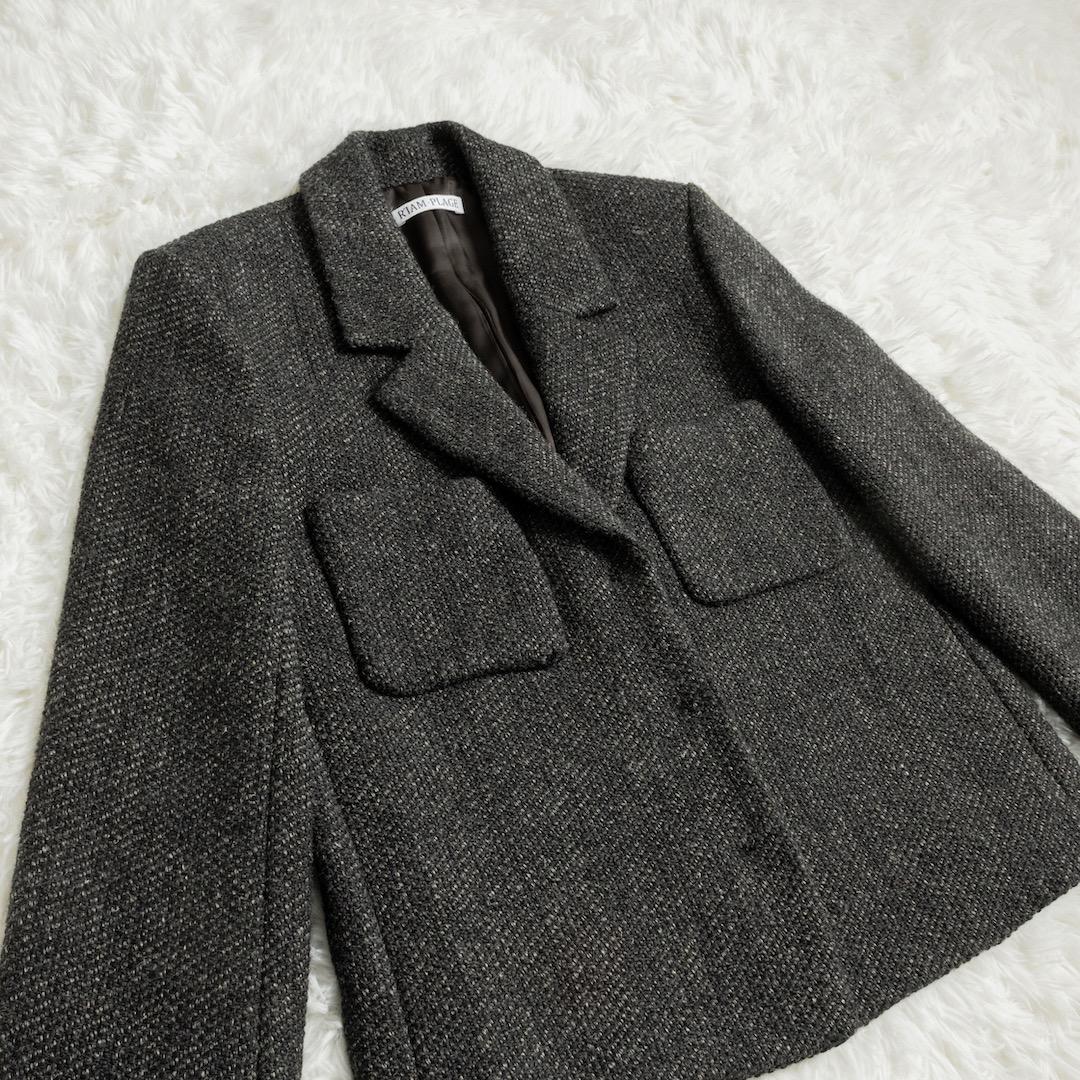 美品 Plage プラージュ R'IAM ツイードMINI ジャケット 36