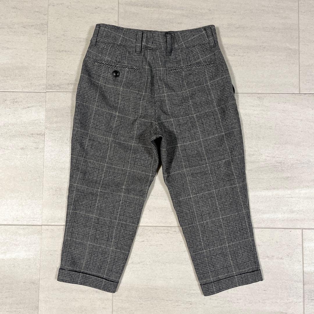 フォーマルスーツ 120 男の子スーツ 入学 卒園 チェック柄 ロングパンツ