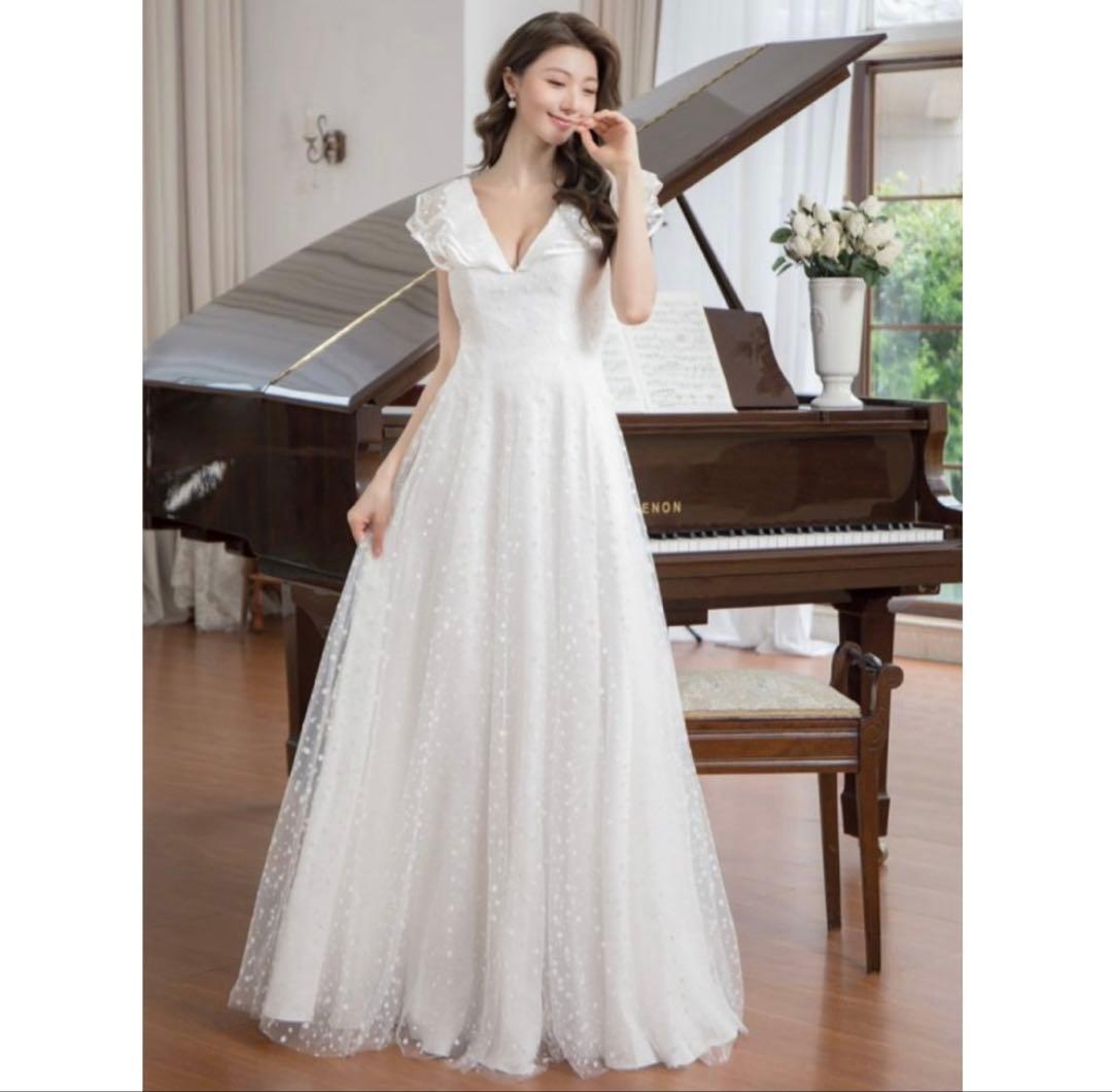 二の腕見せたくない方！ロングドレス　ナイトドレス　キャバ