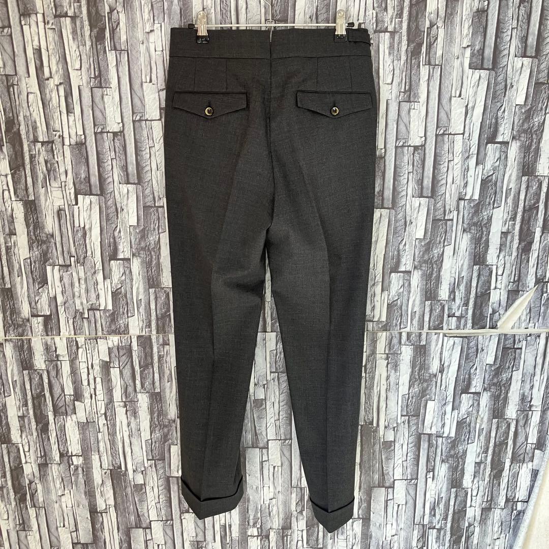 PTTORINOピーティートリノ片グルカ2プリーツ・チャコールジェントルマン44