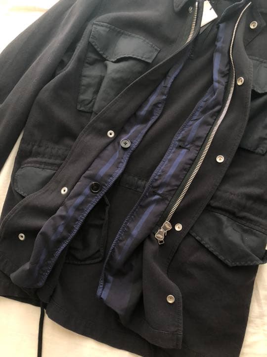 3.1フィリップリム ミリタリージャケット S 美品 定価15万 タグ付き