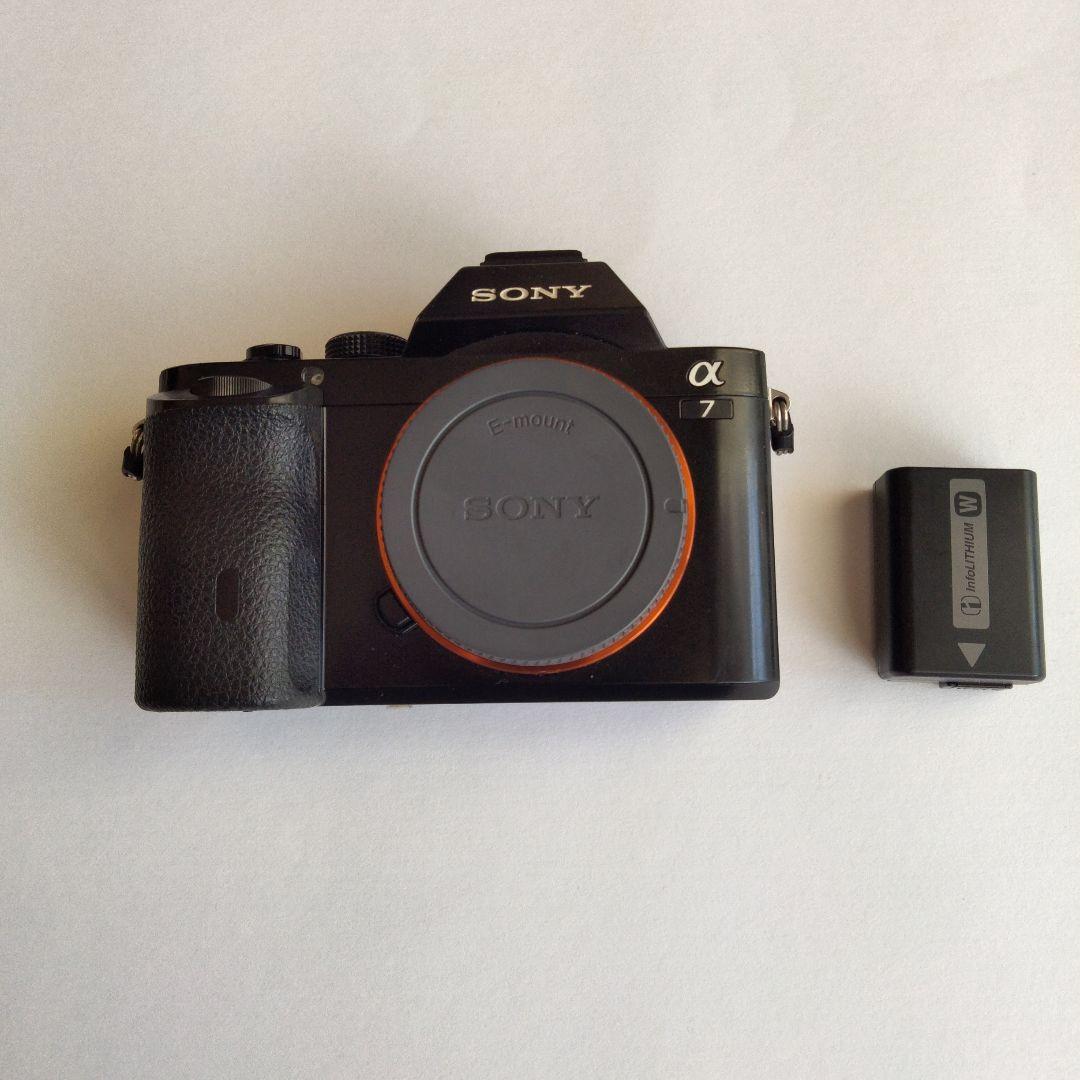 SONY α7 ミラーレスカメラ 本体 バッテリー付き