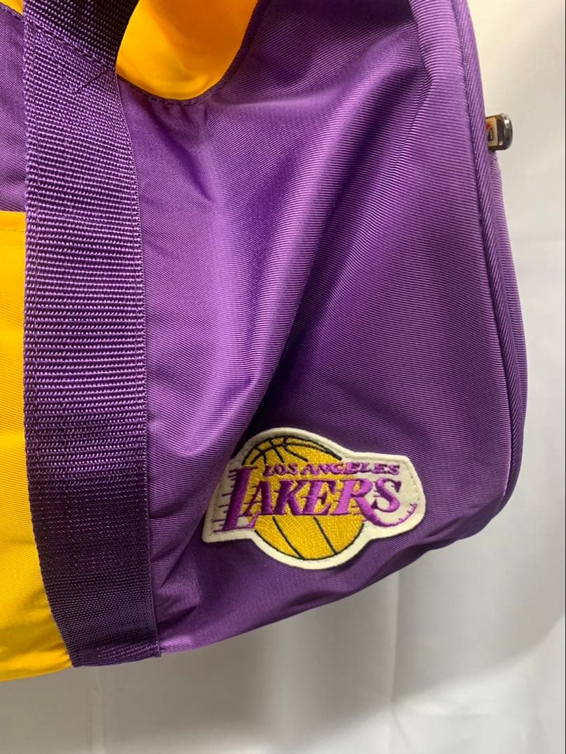 【新品未使用品】NBA LAKERS ドラムバッグ 紫と黄色