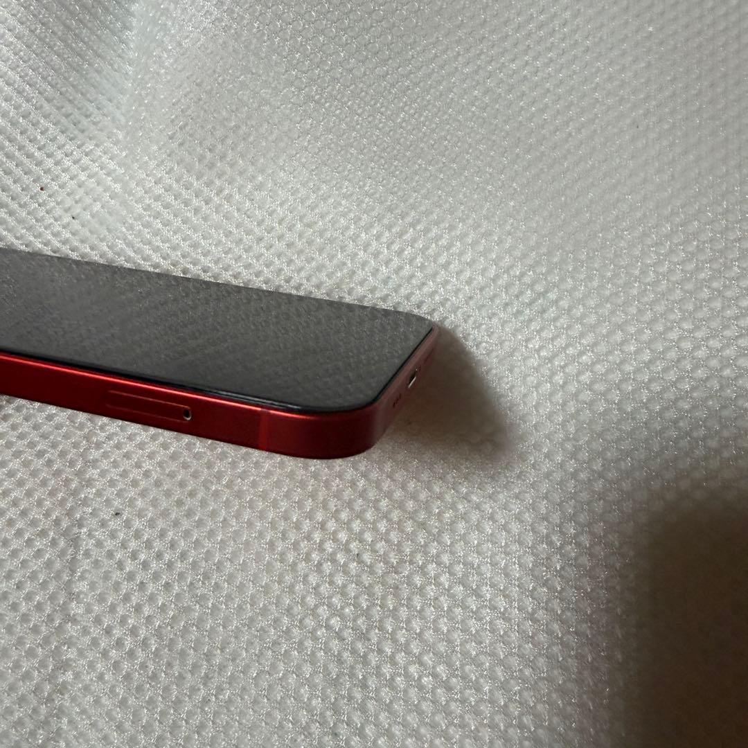 美品 SIMフリー iPhone12 128GB レッド バッテリー100%