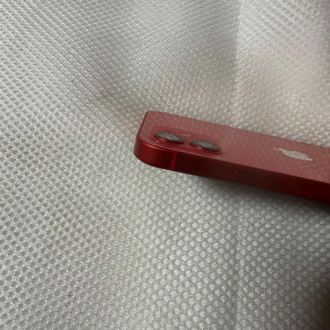 美品 SIMフリー iPhone12 128GB レッド バッテリー100%