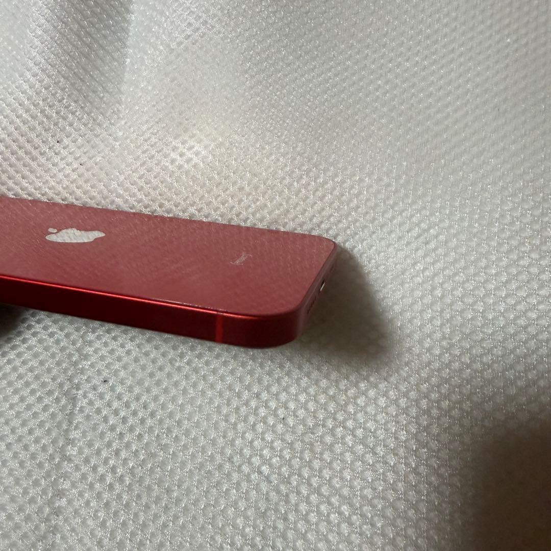 美品 SIMフリー iPhone12 128GB レッド バッテリー100%