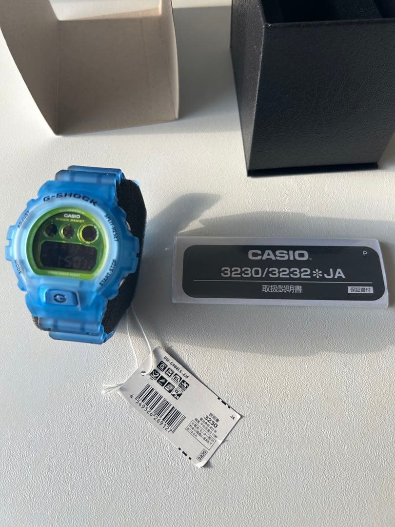 CASIO G-SHOCK DW-6900LS メンズ クォーツ 青/緑 極美品