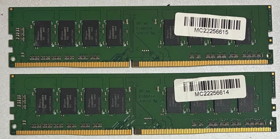 【中古】DDR4-2400 32GB(16GB×2枚) ADATA