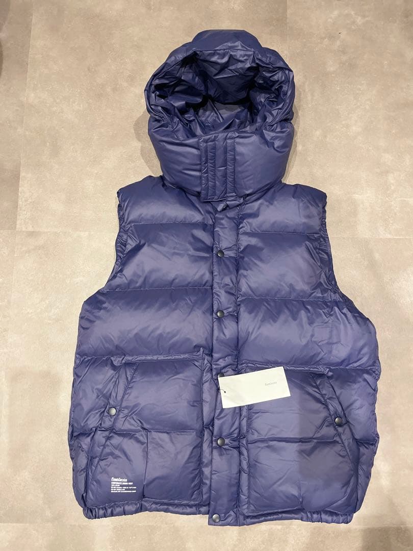 新品‼️フレッシュサービス コーポレートダウンベスト Mサイズ　ネイビー