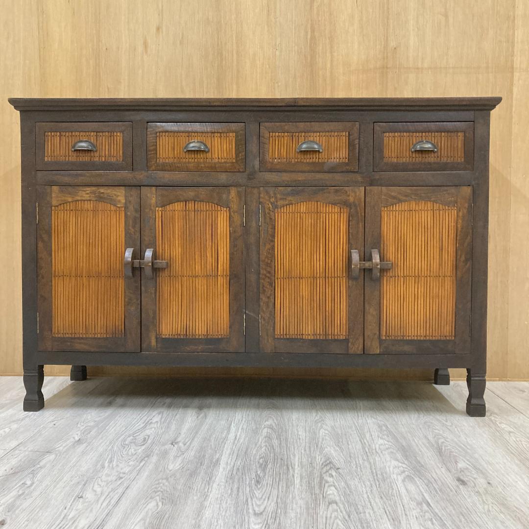 まゆみ　アジアン　バンブー　サイドボード　キャビネット