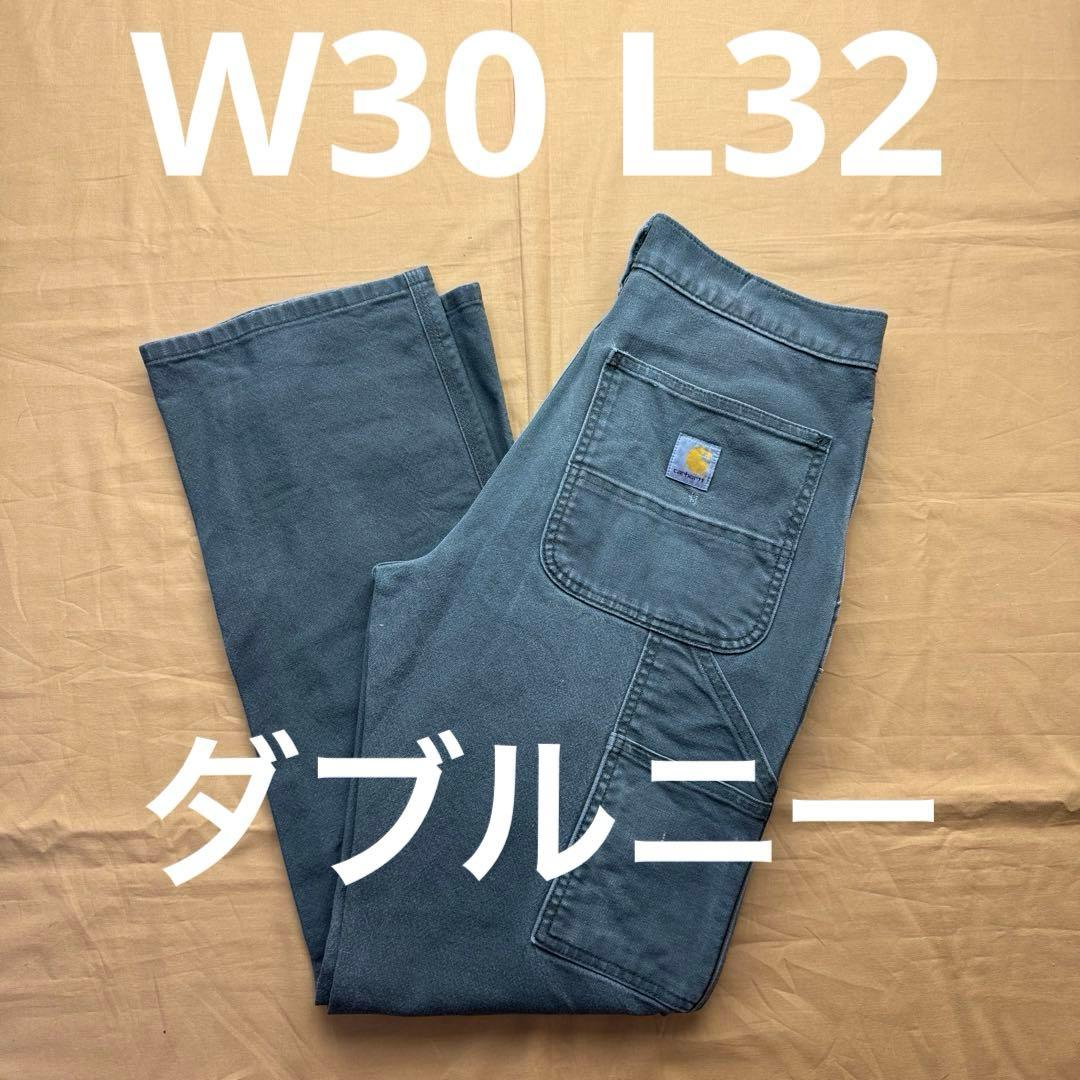 carhartt ダブルニー　モスグリーン　W30 L32 Relaxed