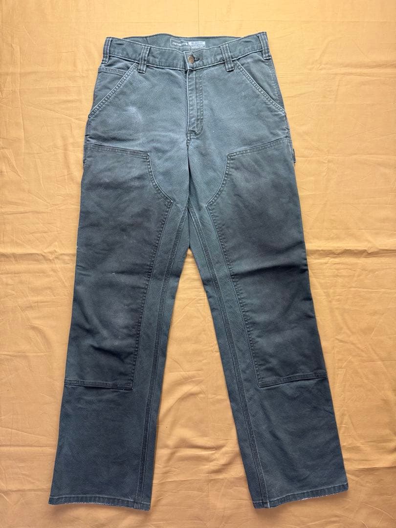 carhartt ダブルニー　モスグリーン　W30 L32 Relaxed