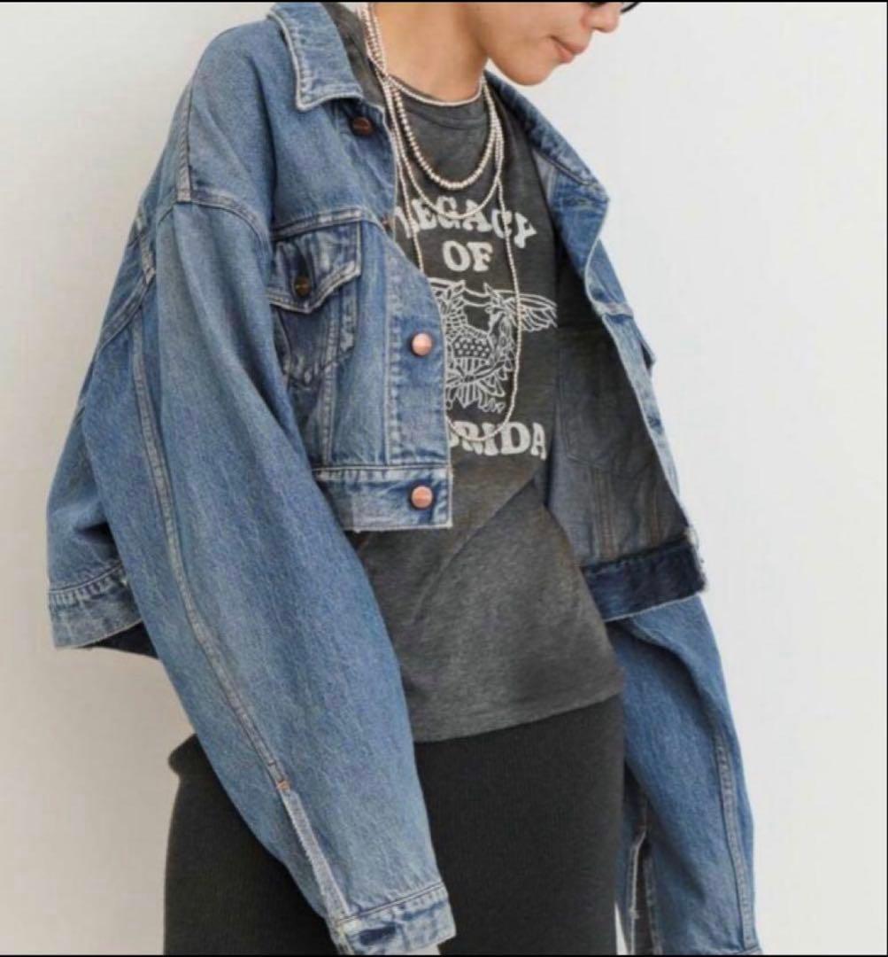 値下げ！アパルトモン★ RED CARD デニム ジャケット Gジャン