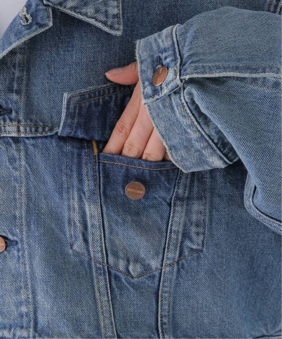 値下げ！アパルトモン★ RED CARD デニム ジャケット Gジャン