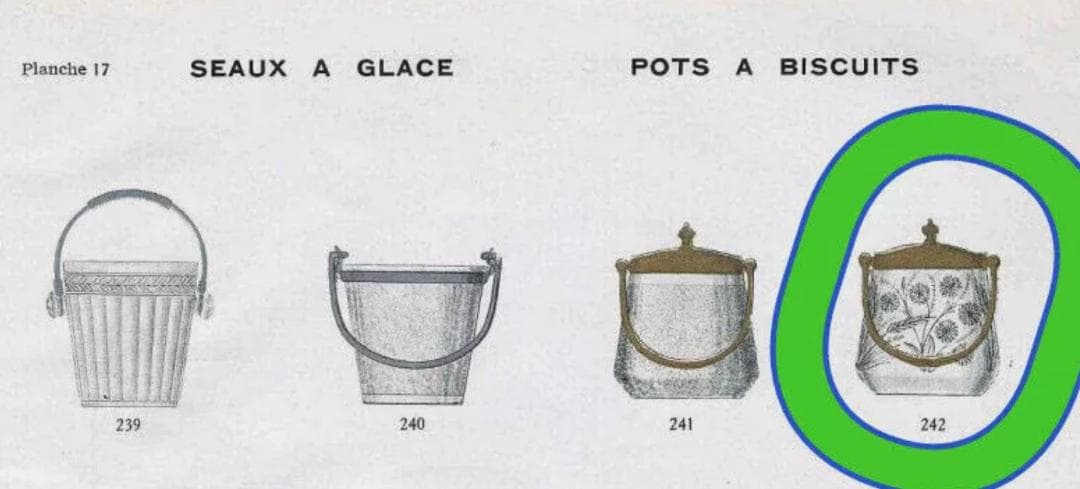 試される審美眼★オールド サン・ルイ 1930年頃 珍しいアンバーガラスバケット