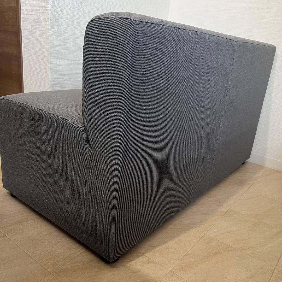 【引き取り限定】オカムラ　 coby's　応接用ソファ　３点セット　グレー