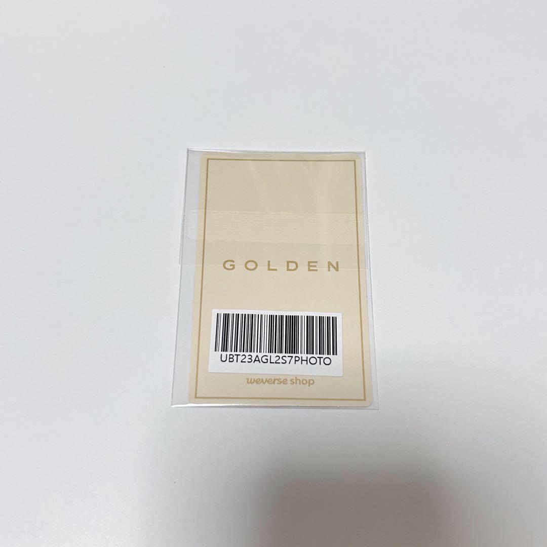 bts GOLDEN weverse 購入特典 live on stage