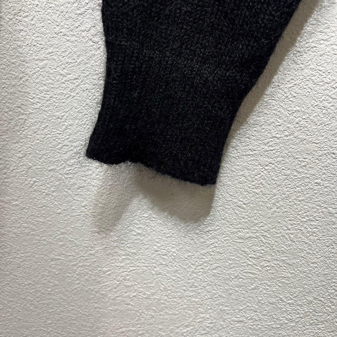 希少 美品 ヨウジヤマモトプールオム 上質 モヘア ドッキング ジップ ニット