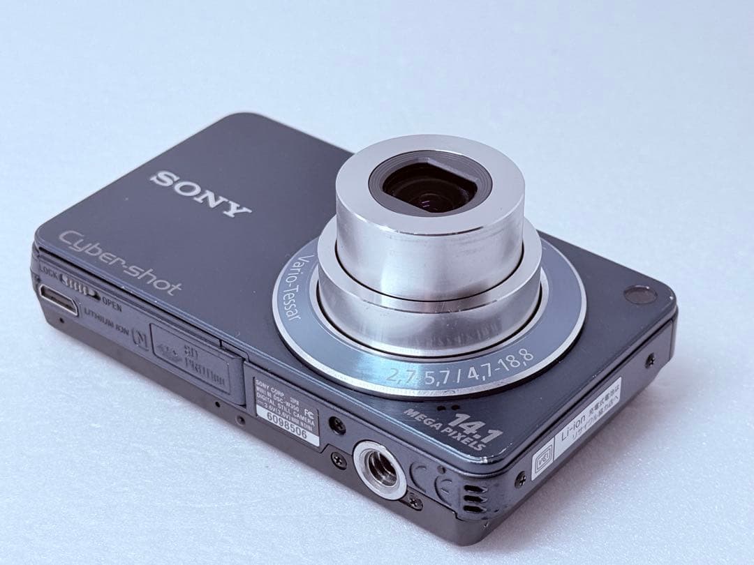 SONY Cyber-shot DSC-W350 ブルー 動作確認済 コンデジ