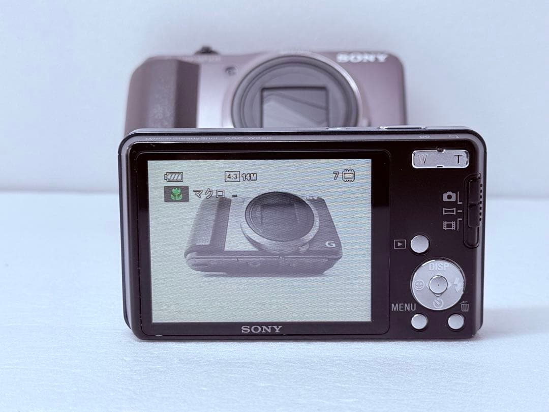 SONY Cyber-shot DSC-W350 ブルー 動作確認済 コンデジ