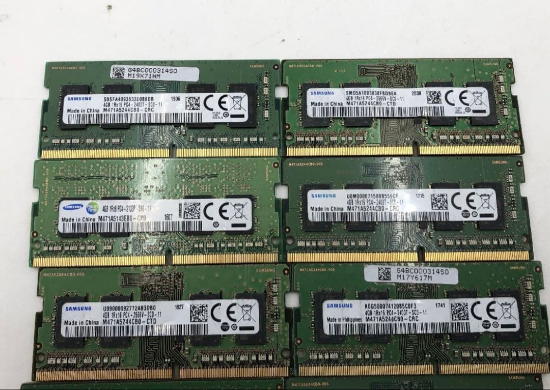 Samsung DDR3 4GB メモリ 10枚セット