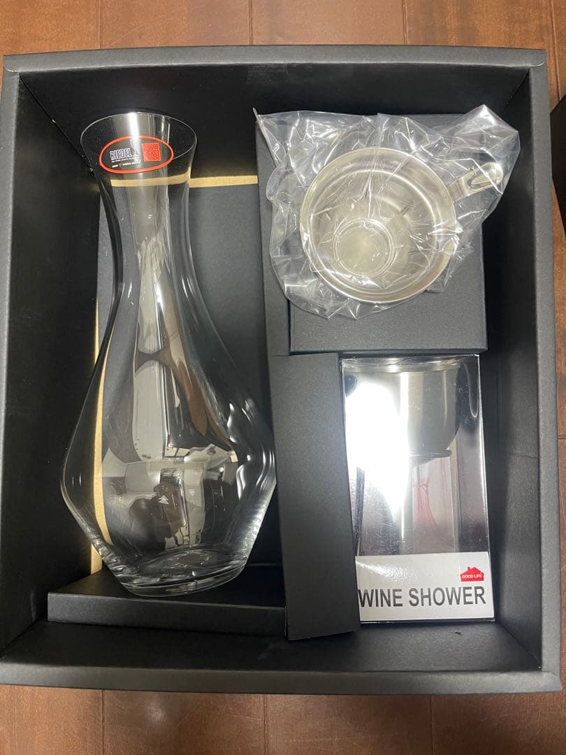 リーデルデキャンタ ワインシャワーギフトセット