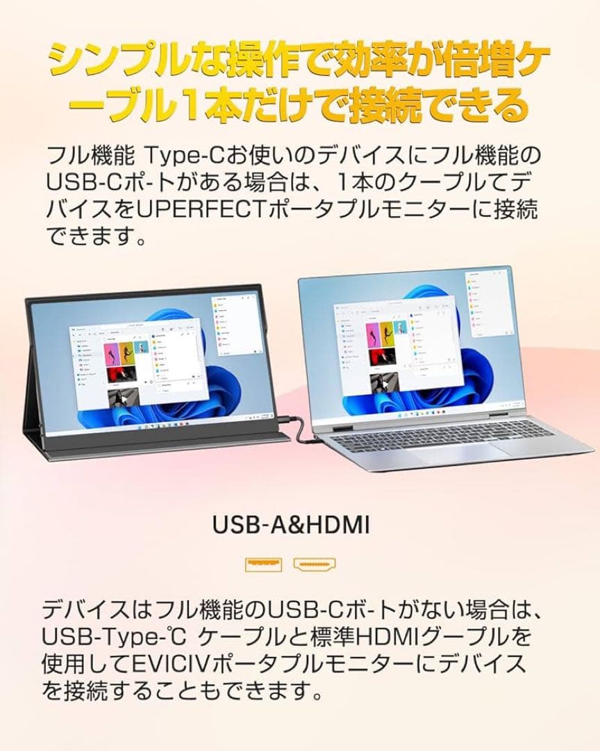 「1台限定」未使用品 15.6型タッチモバイルモニター FHD