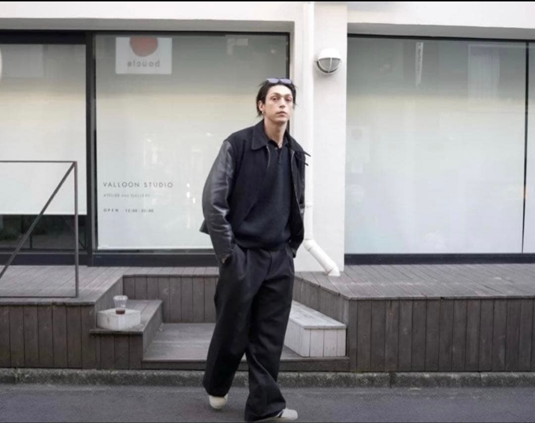 パンツ strong basic trousers 46