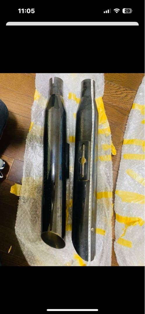 ハーレー　スリップオンマフラー　モーターステージ