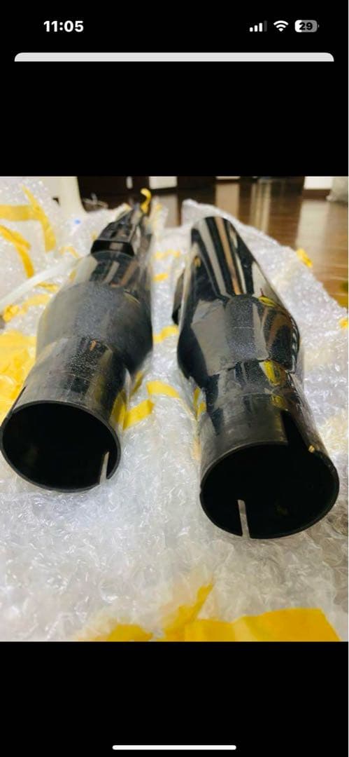 ハーレー　スリップオンマフラー　モーターステージ