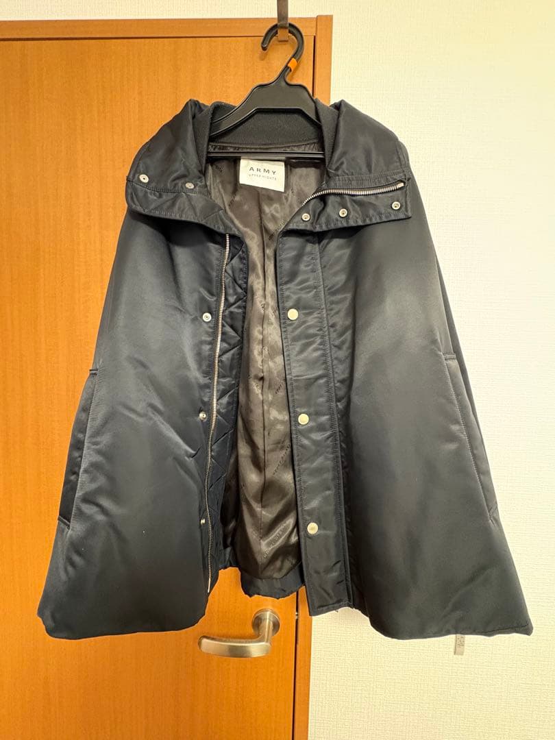 アッパーハイツ ARMY アダムエロペ ジャケット ブルゾン ブラック 黒