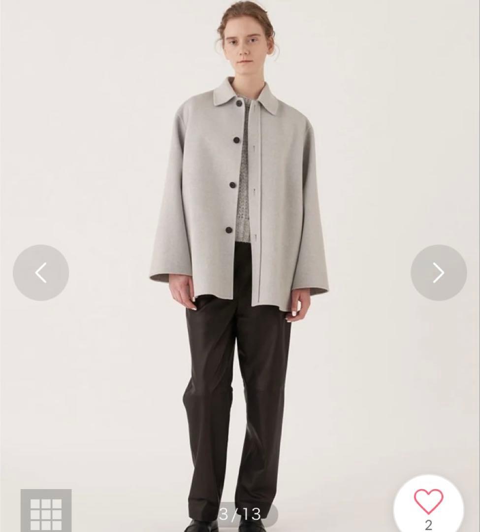 GALERIE VIE ギャルリーヴィーダブルフェイスシャツコート