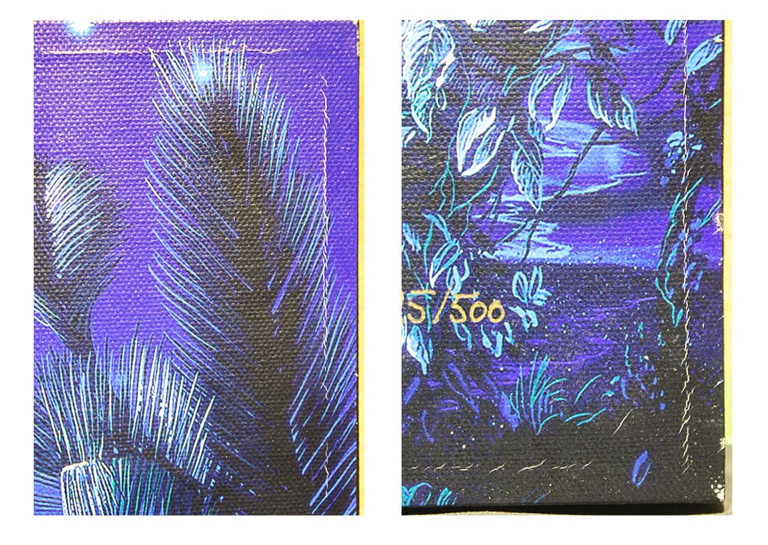 ラッセン【マウイムーンⅡ】 手彩色 キャンバスエディション　キャンバスのみ