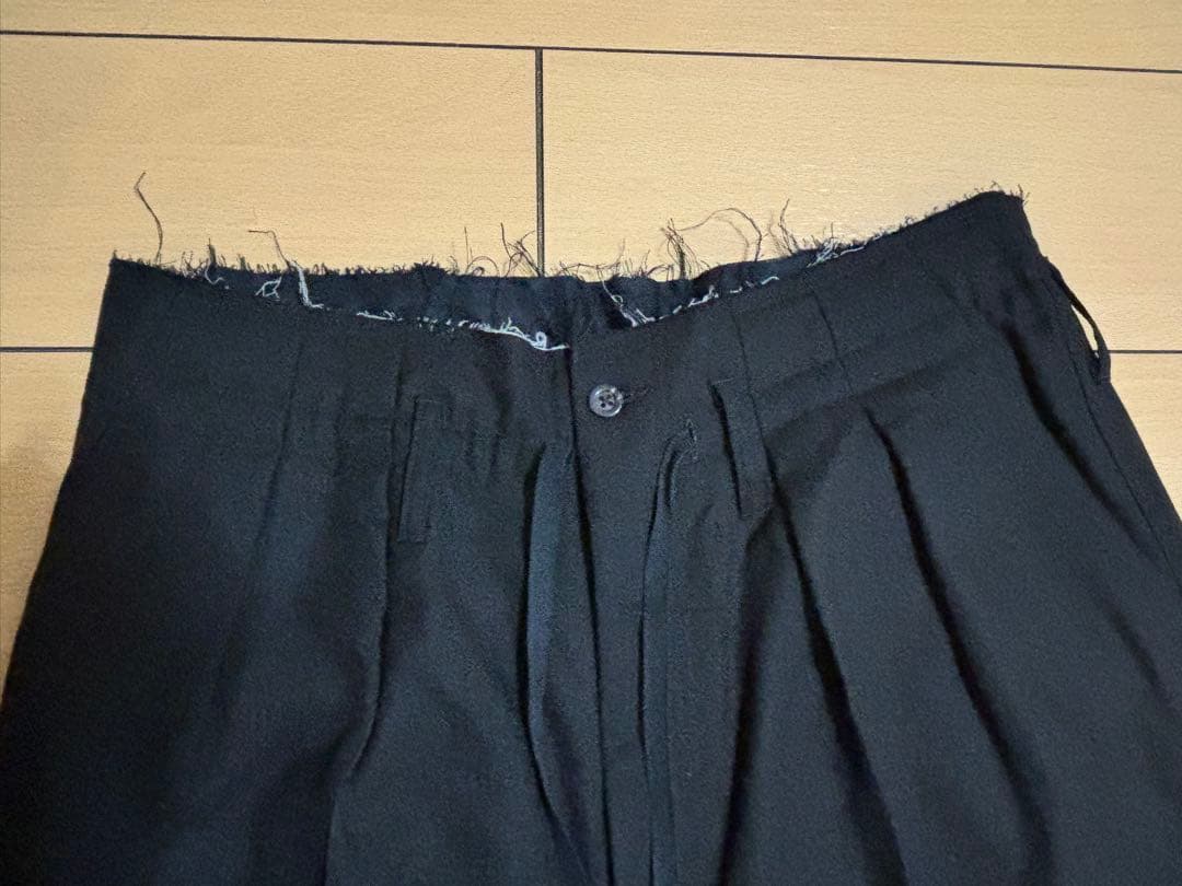 ゆ*う様 ANCELLM DAMAGE WOOL 2TUCK SLACKS