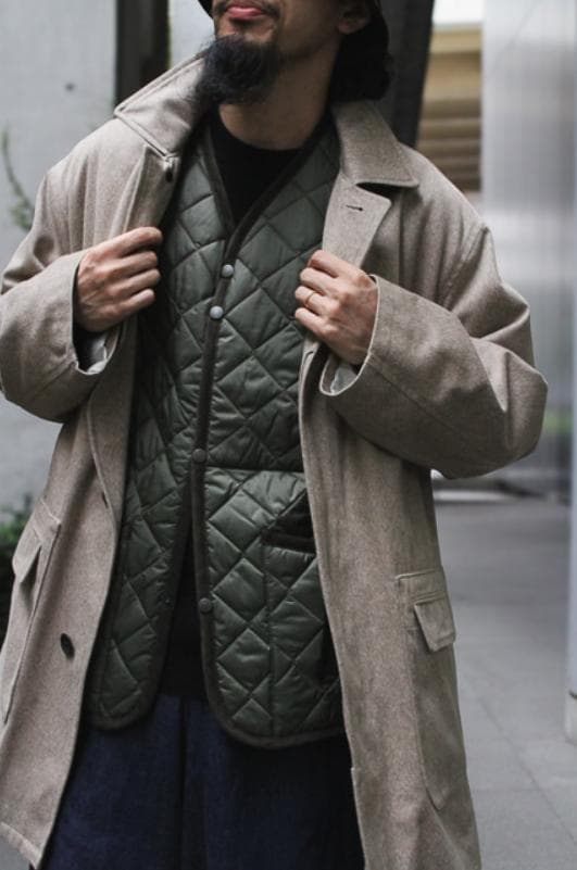 ジャケット・アウター HERILL / Cotton twill Short coat (Beige)