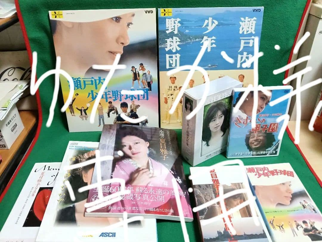 夏目雅子 DVD、LD、VHS写真集 セット