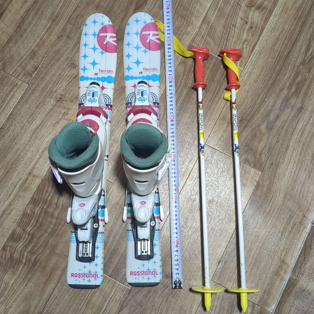 キッズ　スキー3点セット■ski 68cm ■ブーツ15-16.5