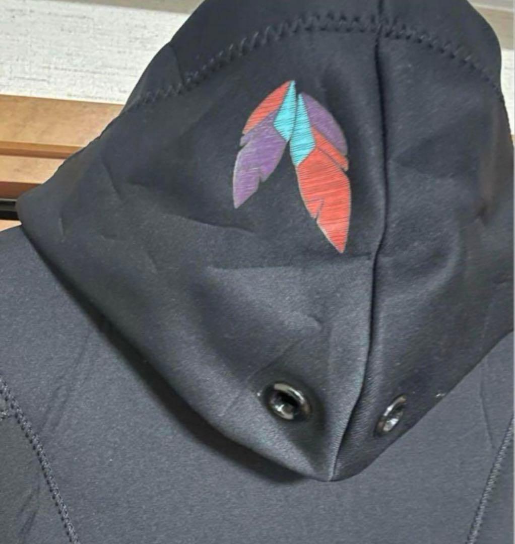 ア*ル様 ROXY ロキシー フルスーツ フロントジップ フード付き 3mm