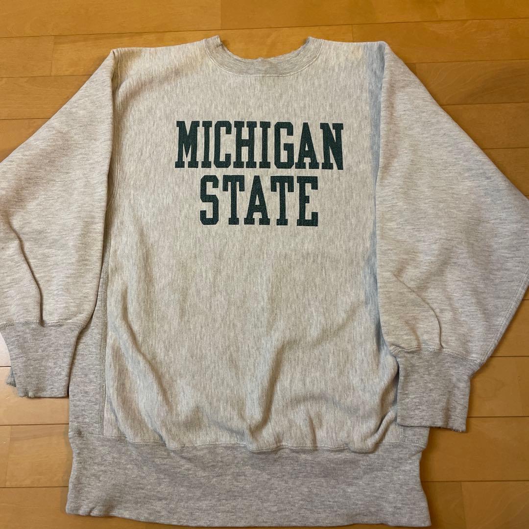 ま*る様 染み込み ミシガン チャンピオン リバースウィーブ スウェット ２トー