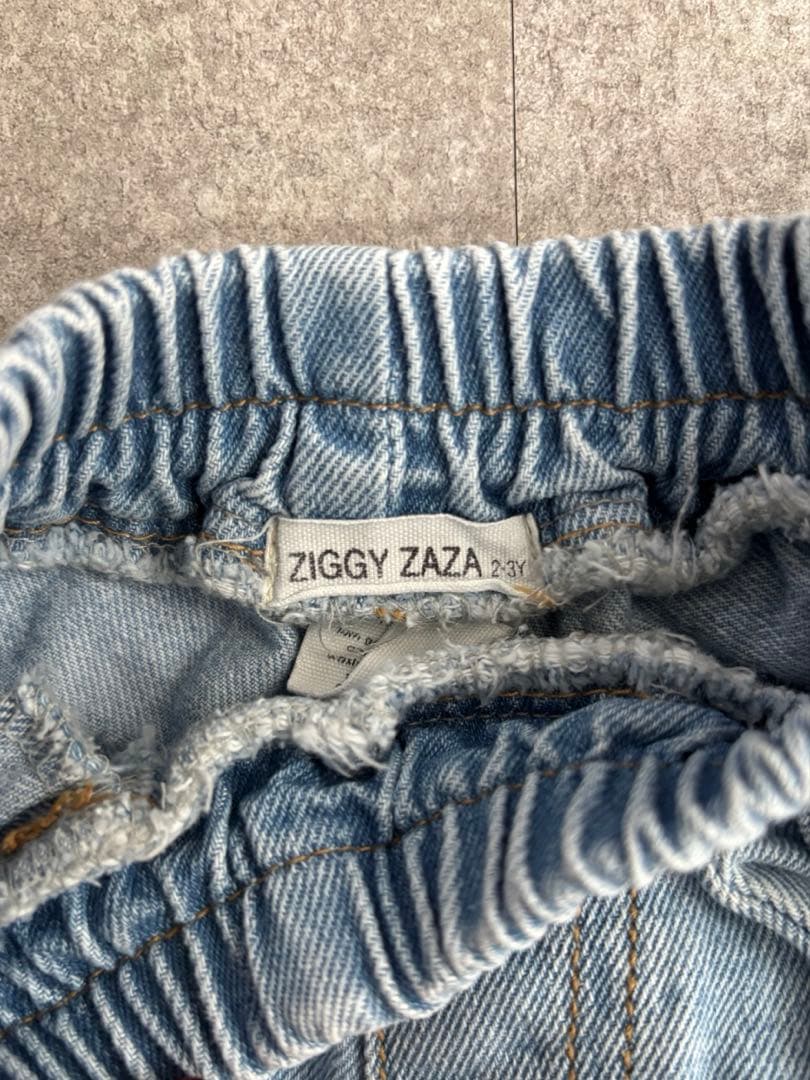 ボトムス ziggyzaza suki denim jean 2-3y