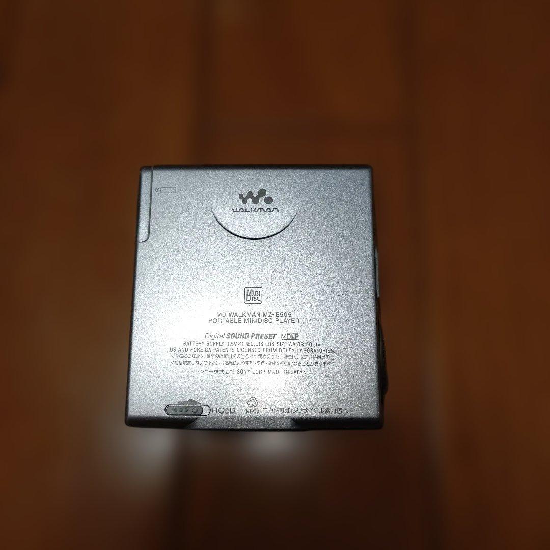ほぼ完品 SONY ポータブルMDプレーヤー MZ-E505