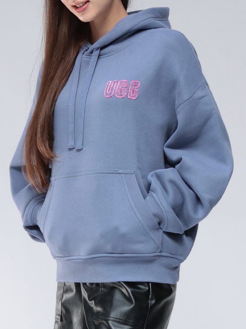 【完売商品】UGG LOGO HOODIE パーカー DAR