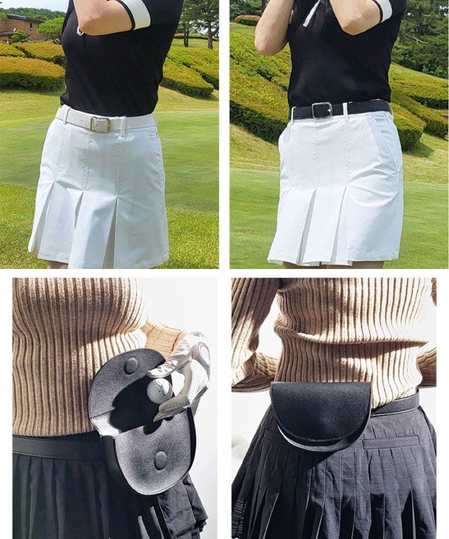 レディースゴルフボールポーチ