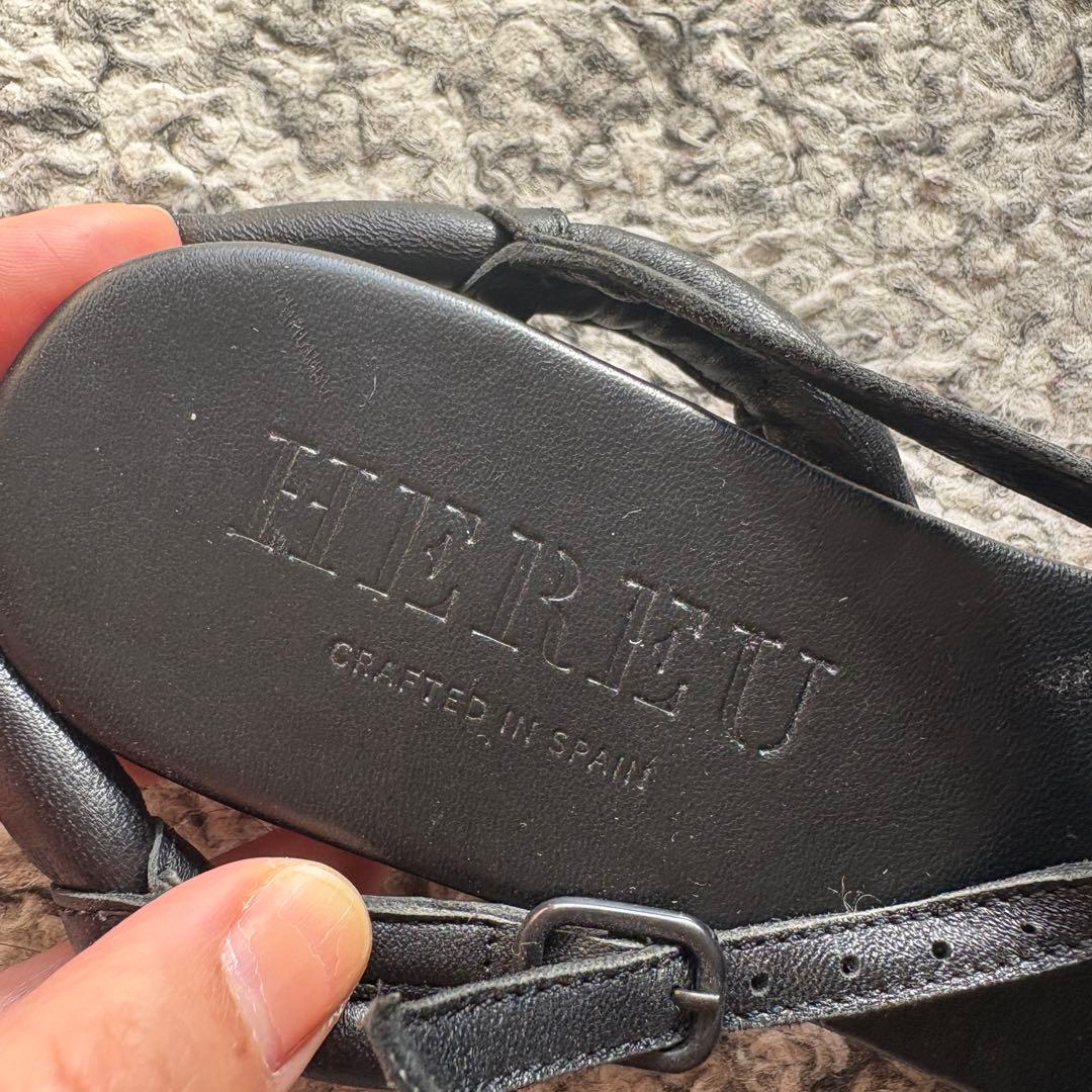 HEREU CABERSA サンダル ブラック 38