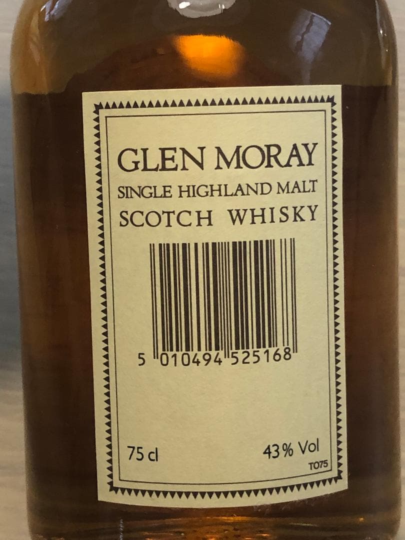 GLEN MORAY　グレンマレイ　12年　43%（未開封）