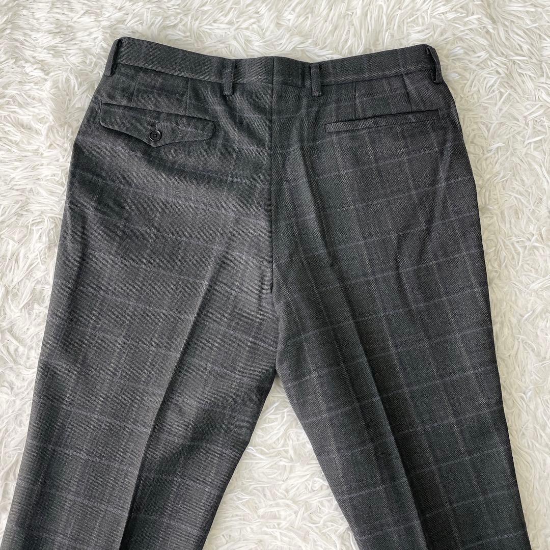 3ピース✨ORIHICA オリヒカ セットアップスーツ グレー系 チェック A5