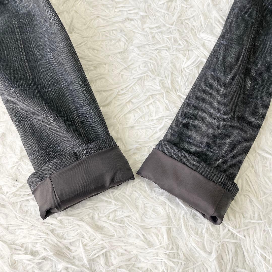 3ピース✨ORIHICA オリヒカ セットアップスーツ グレー系 チェック A5