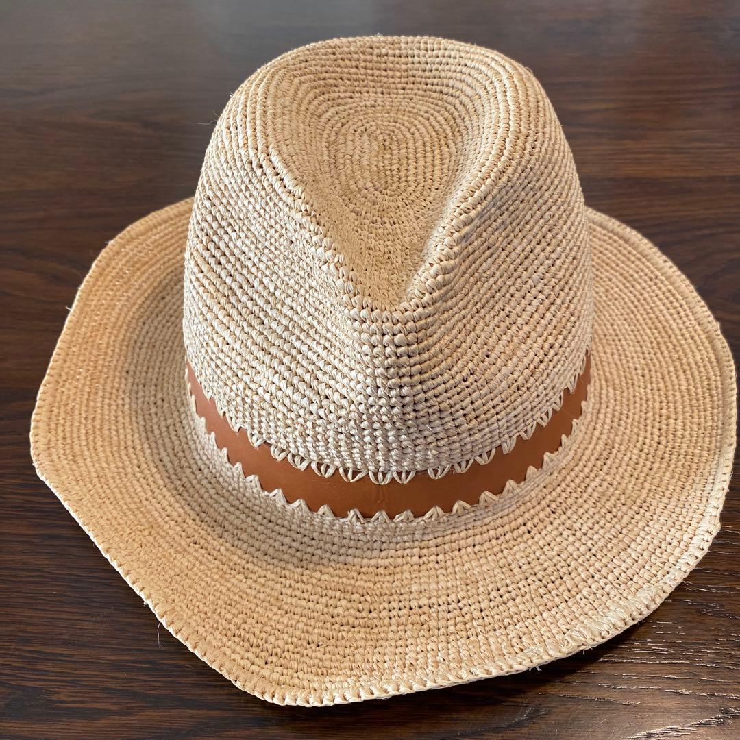 (美品)ヘレンカミンスキー ラフィア帽子