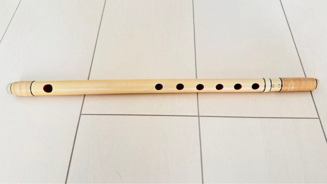 篠笛：獅子田　6本調子　6穴(試し吹きしかしてません)