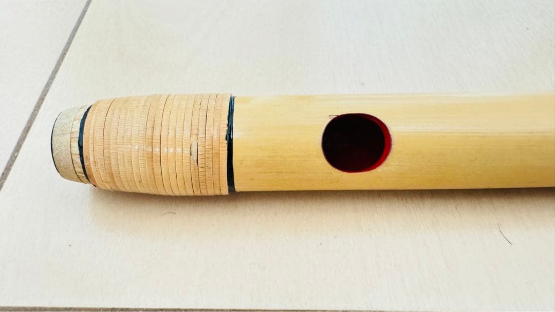 篠笛：獅子田　6本調子　6穴(試し吹きしかしてません)